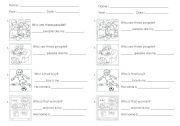 English worksheet: Pronouns These and Those