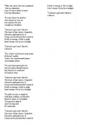 English Worksheet: Past Tense: Katy Perrys 