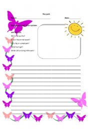 English Worksheet: The park!