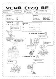 English Worksheet: VERB TO BE