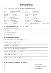 English Worksheet: Simple Present