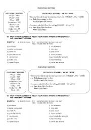 Frequency adverbs