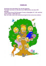 Simpsons family tree