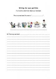 English Worksheet: Writing for your portfolio