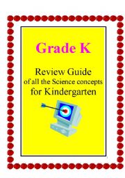 English Worksheet: ****Science review guide ***( Annual Plan for Kidergarten).16 pages of stuff!