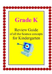 ****Science review guide ***( Annual Plan for Kidergarten).16 pages of stuff!