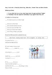 English Worksheet: Youve got a friend