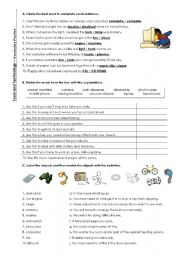 English Worksheet: Tools and Technology Vocabulary