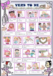 English Worksheet: VERB TO BE