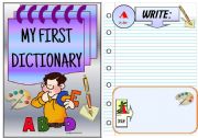 English Worksheet: My first dictionary (from A to Z) :)