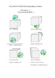 English Worksheet: Wheres The Ball (Prepositions)