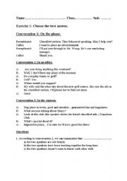 English Worksheet: Newspaper Exercise