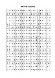 English worksheet: Word search Easter