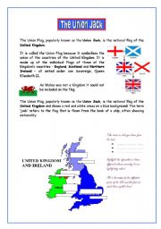 English Worksheet: The Union Jack