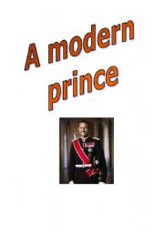 English Worksheet: Project: A modern prince