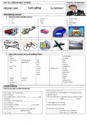 English Worksheet: song: I am sailing 