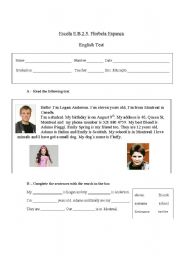 English worksheet: animals