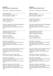 English worksheet: Everything is everything by Phoenix