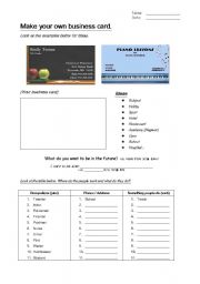 English Worksheet: Occupation
