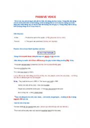 English Worksheet: Passive Voice