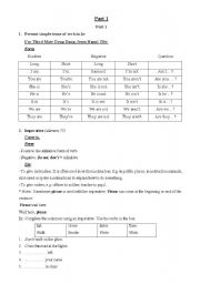 English worksheet: forms of to be