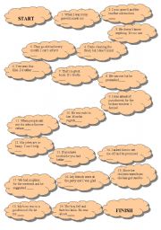 English Worksheet: Gerund vs Infinitive board