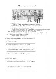 English Worksheet: sexto ano prova
