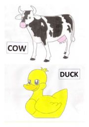 English Worksheet: The Animals (farm)