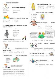 English Worksheet: TEST