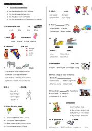 English Worksheet: testtt