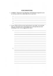 English worksheet: Write A Story