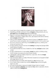 English Worksheet: Haunted places in Britain