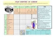 English Worksheet: FLAT HUNTING IN LONDON