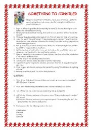 English Worksheet: AN IRONICAL TEXT ABOUT CHILDRENS UPBRINGING  NOWADAYS.YOLANDA