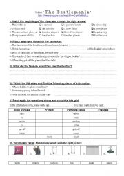 English Worksheet: BEATLEMANIA