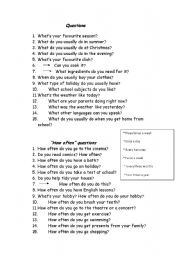 Questions to prepare Trinity grade 4