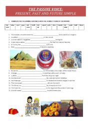 English Worksheet: THE PASSIVE VOICE