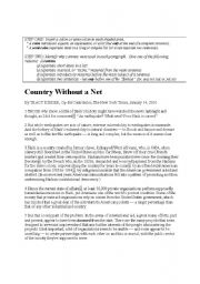 English Worksheet: Colons, Semi-colons, and Commas