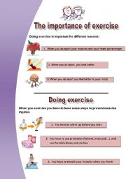 The importance of exercise