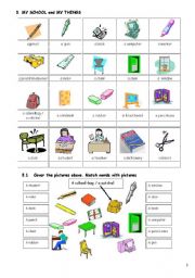 English Worksheet: Lexicon for special needs students (Part 2)