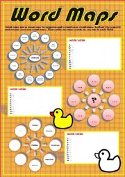 English Worksheet: WORD MAPS