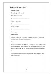 English worksheet: may lesson plan