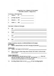 English Worksheet: A Long Way Gone Quiz #2