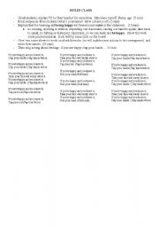 English Worksheet: CLASSROOM RULES
