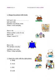 English Worksheet: a poem