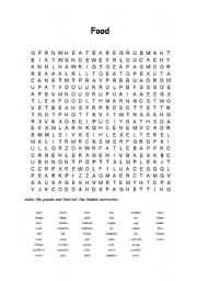 English worksheet: Wordsearch 