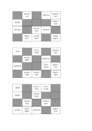 English Worksheet: Bingo with numbers