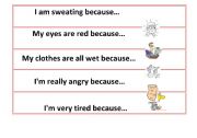 Present Perfect Continuous cards for speaking