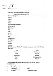 English Worksheet: Be going to