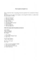 English worksheet: Placement test